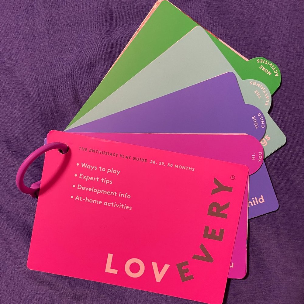 Lovevery Play Guide, The Enthusiast Play Kit, 28, 29, & 30 Months